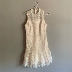 White lace dress